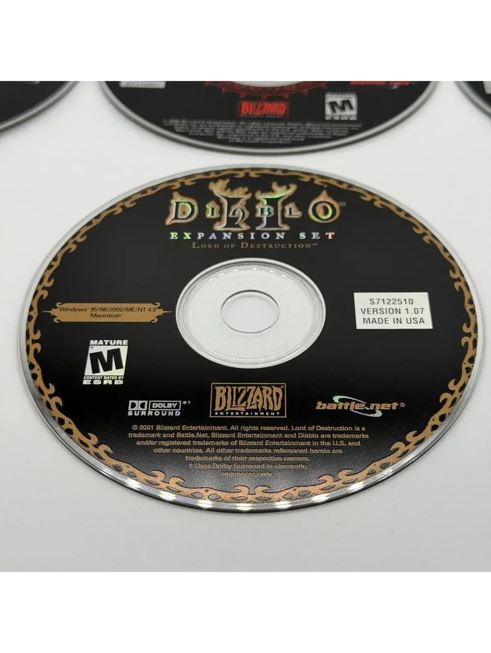 Diablo II & Diablo II Lord of Destruction Expansion Set - PC CD-ROM Disc Only